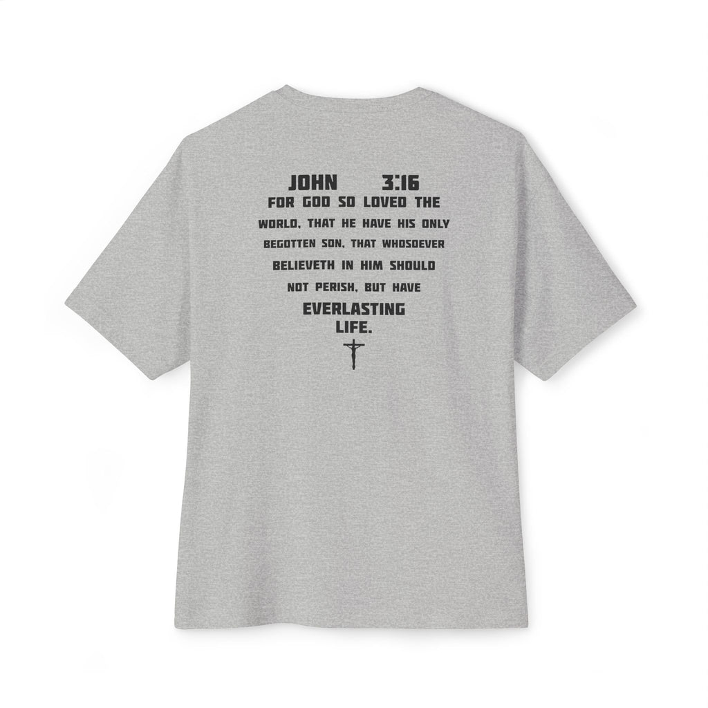John 3:16 Graphic Tee - Christian Faith Bible Verse Shirt