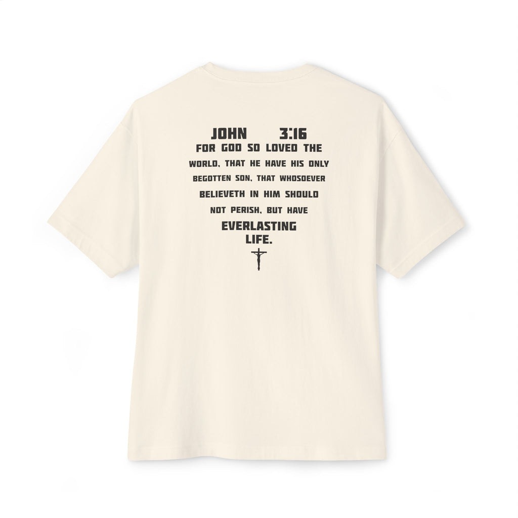 John 3:16 Graphic Tee - Christian Faith Bible Verse Shirt