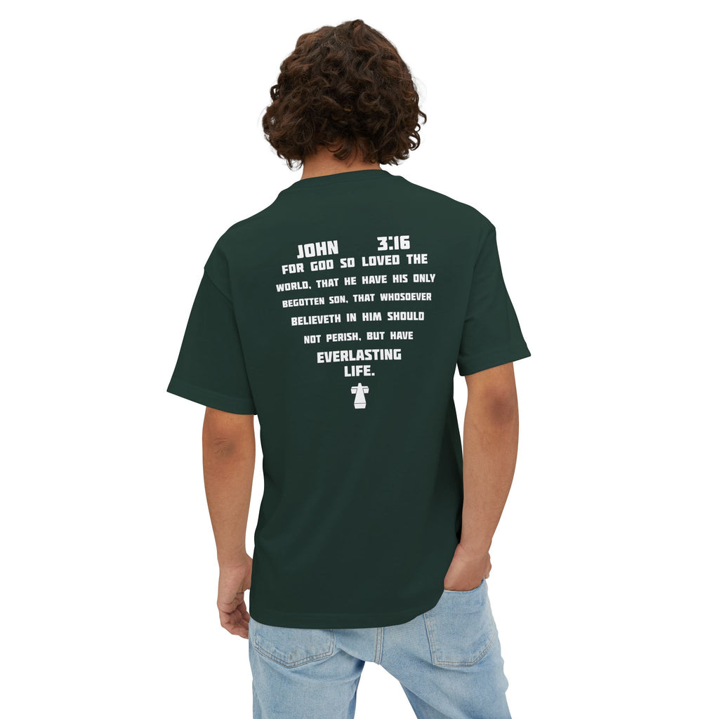 John 3:16 Graphic Tee - Christian Faith Bible Verse Shirt