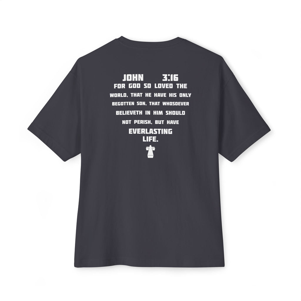 John 3:16 Graphic Tee - Christian Faith Bible Verse Shirt