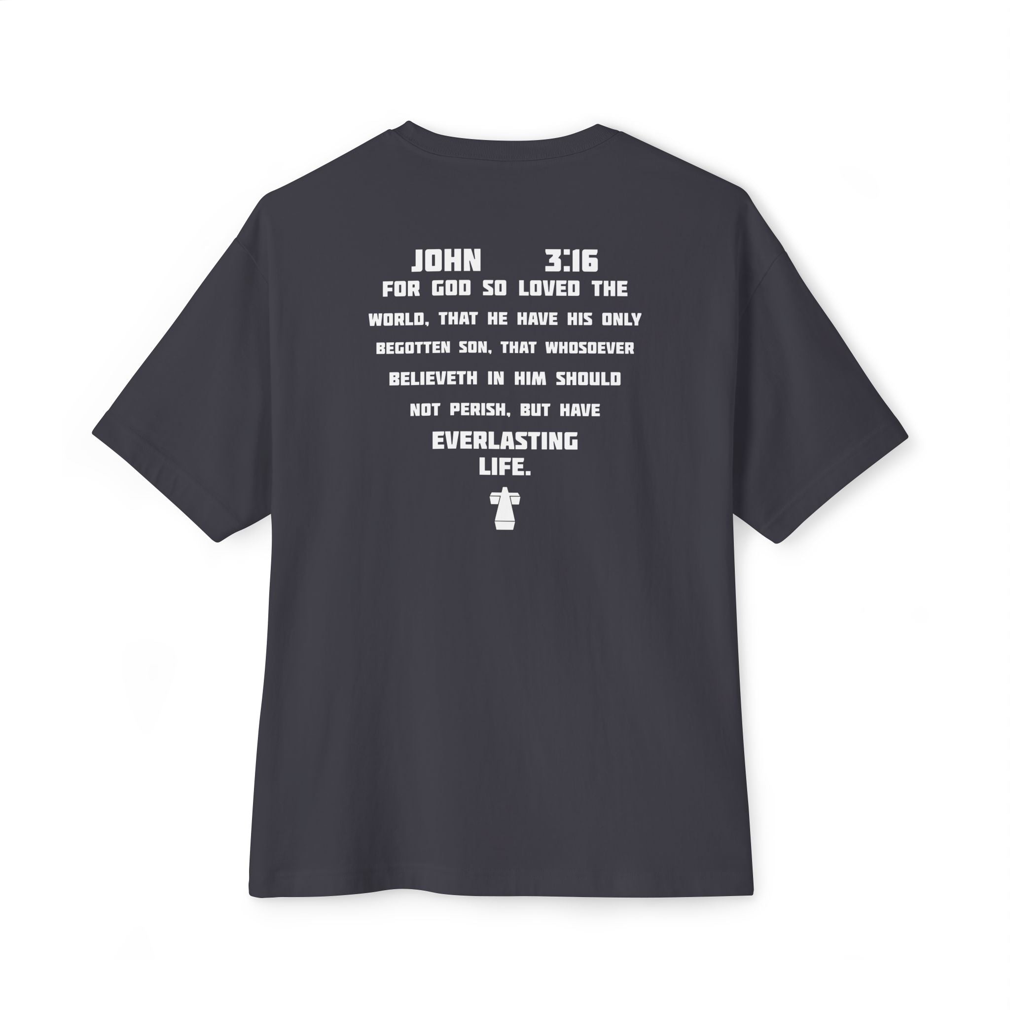 John 3:16 Graphic Tee - Christian Faith Bible Verse Shirt