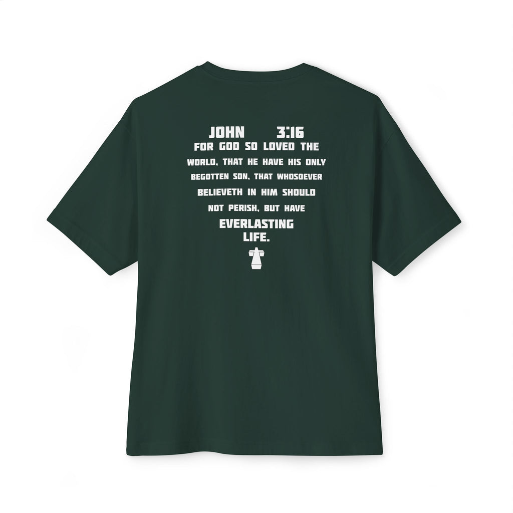 John 3:16 Graphic Tee - Christian Faith Bible Verse Shirt