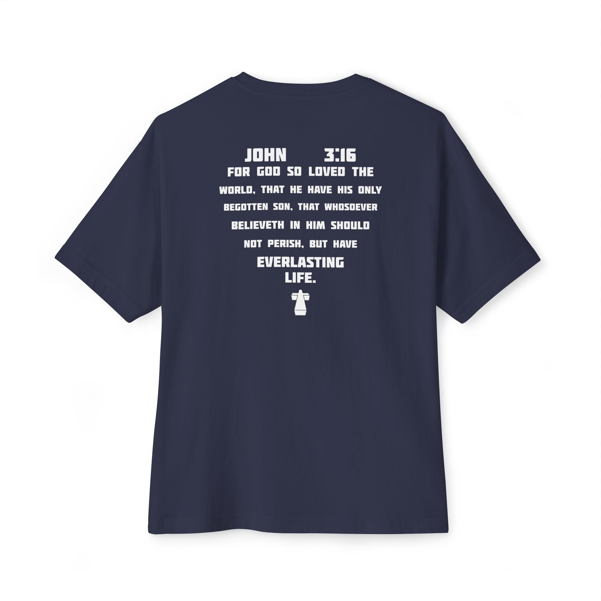 John 3:16 Graphic Tee - Christian Faith Bible Verse Shirt