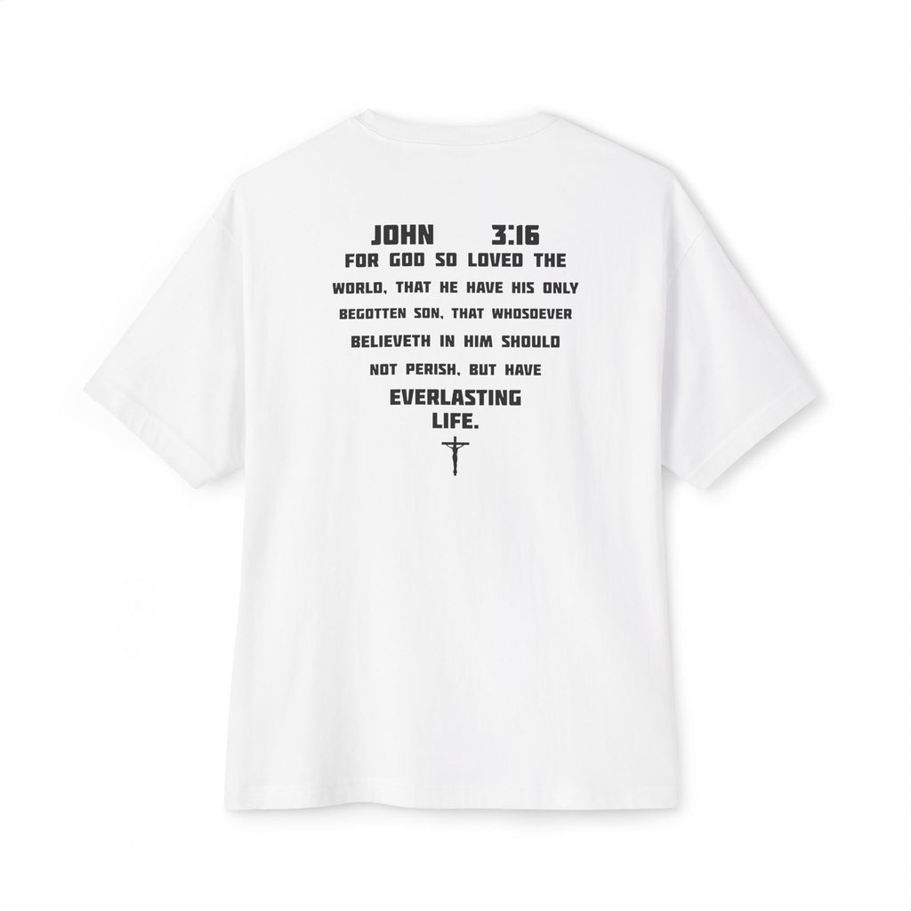 John 3:16 Graphic Tee - Christian Faith Bible Verse Shirt