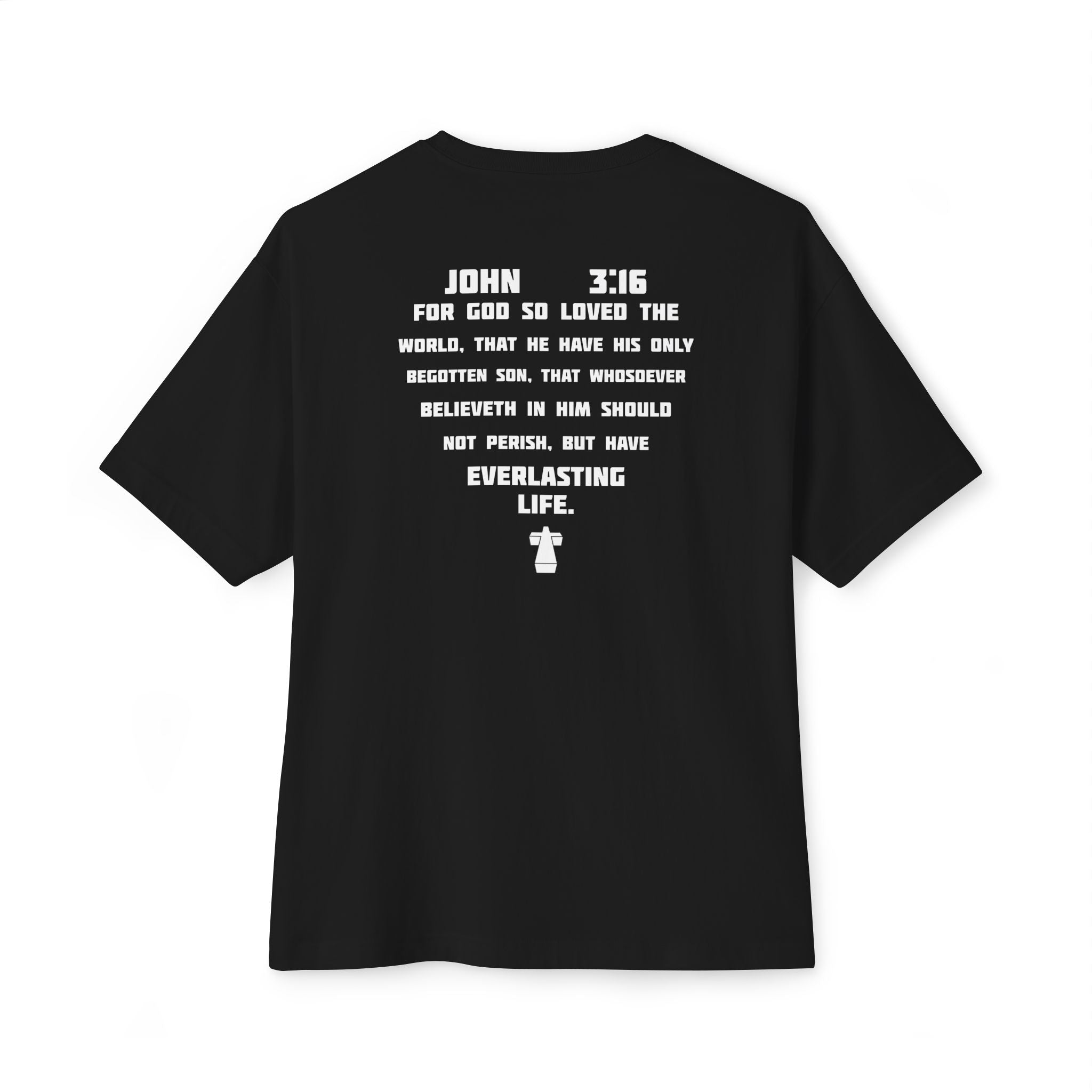 John 3:16 Graphic Tee - Christian Faith Bible Verse Shirt