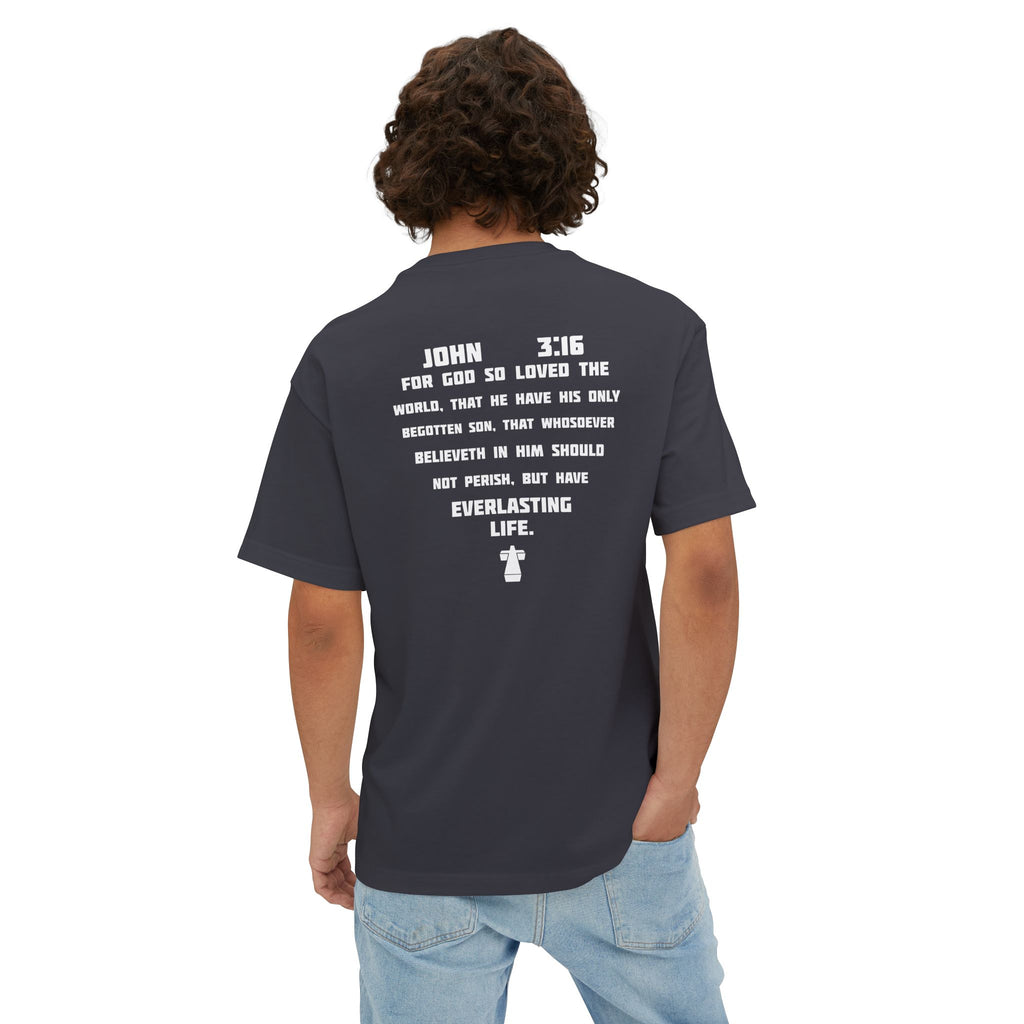 John 3:16 Graphic Tee - Christian Faith Bible Verse Shirt