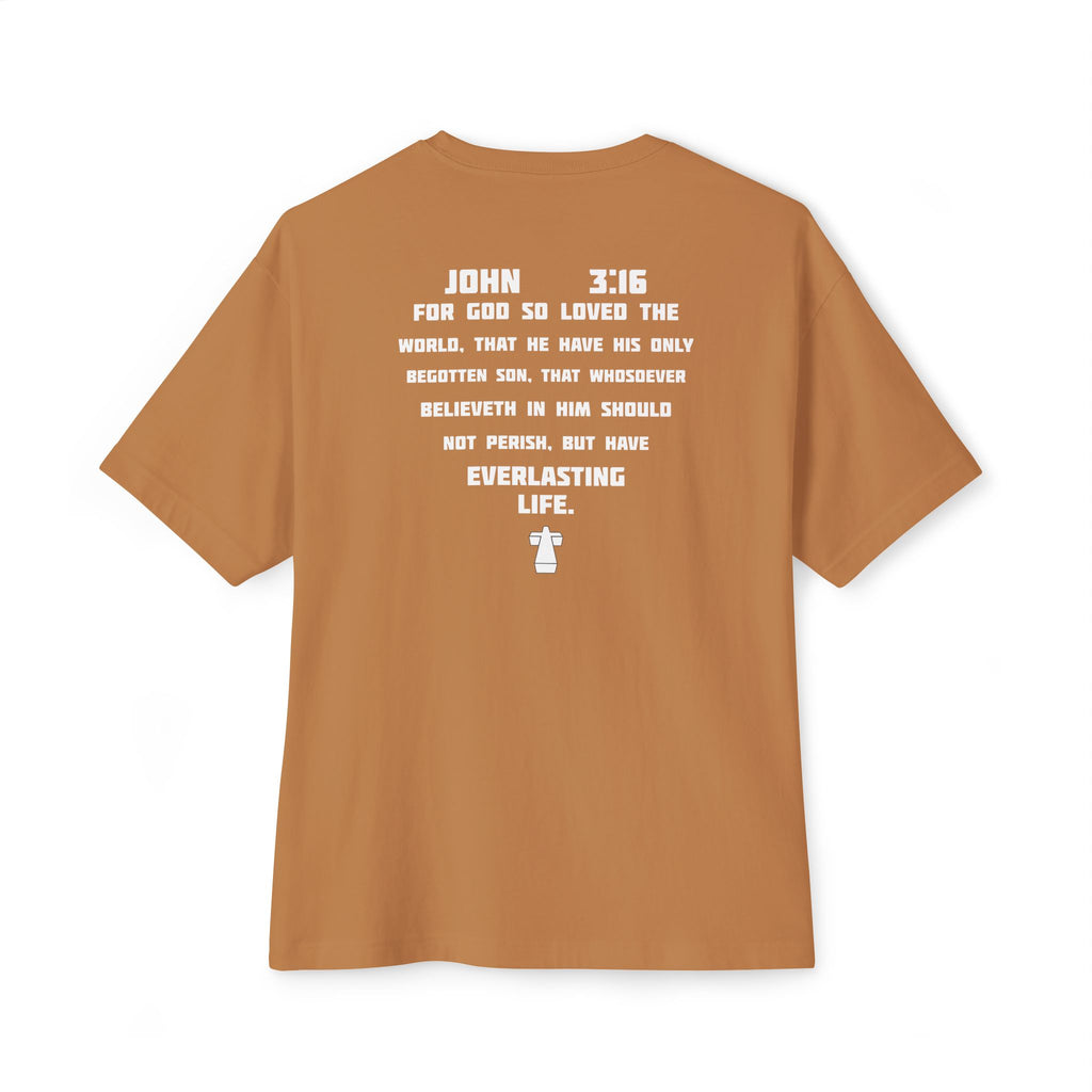 John 3:16 Graphic Tee - Christian Faith Bible Verse Shirt