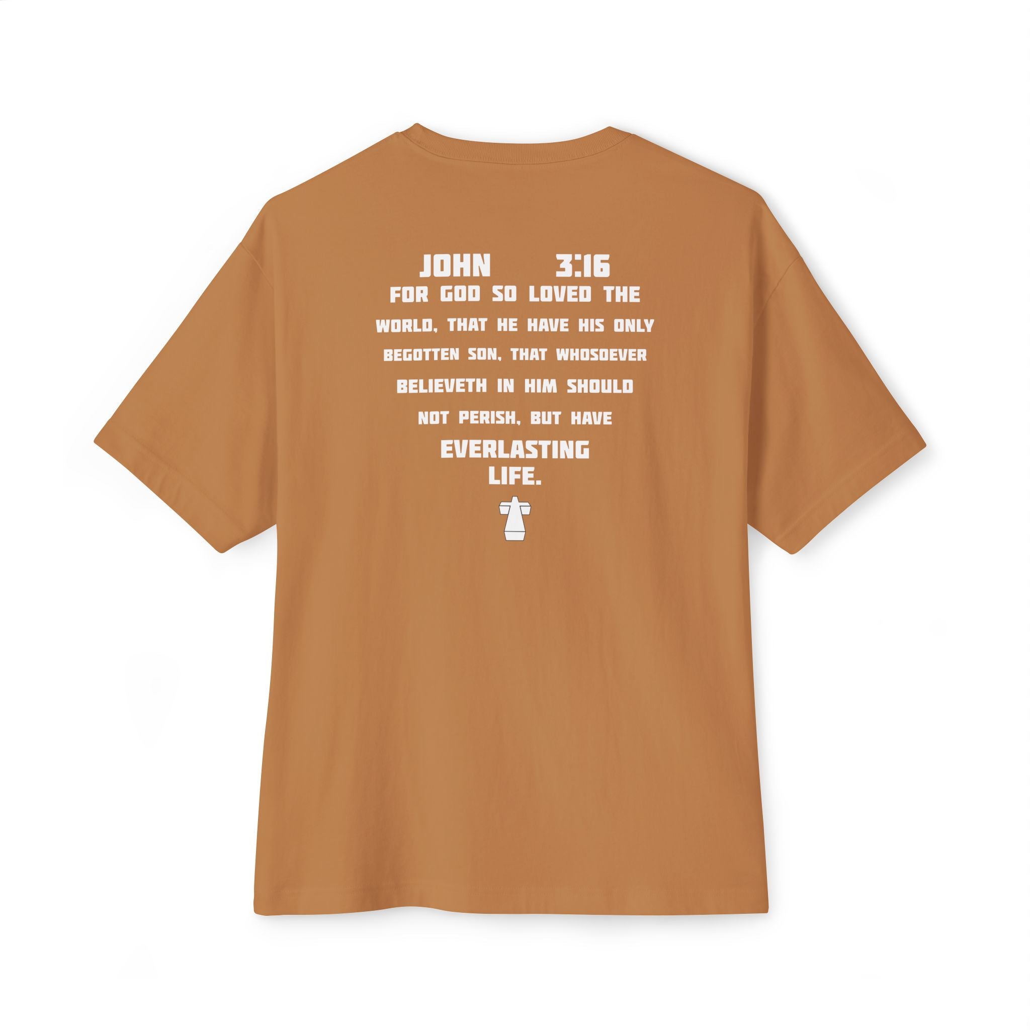 John 3:16 Graphic Tee - Christian Faith Bible Verse Shirt