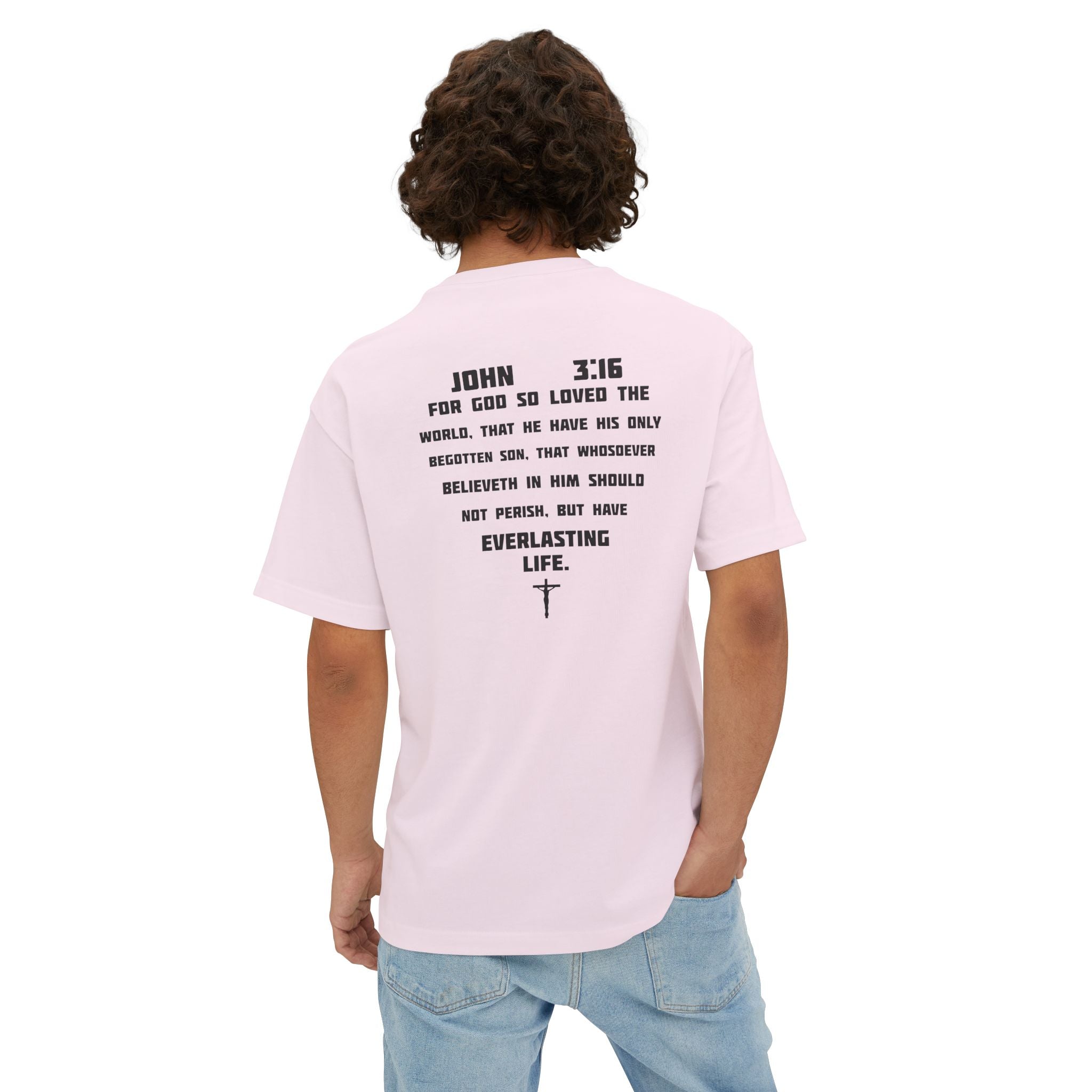 John 3:16 Graphic Tee - Christian Faith Bible Verse Shirt