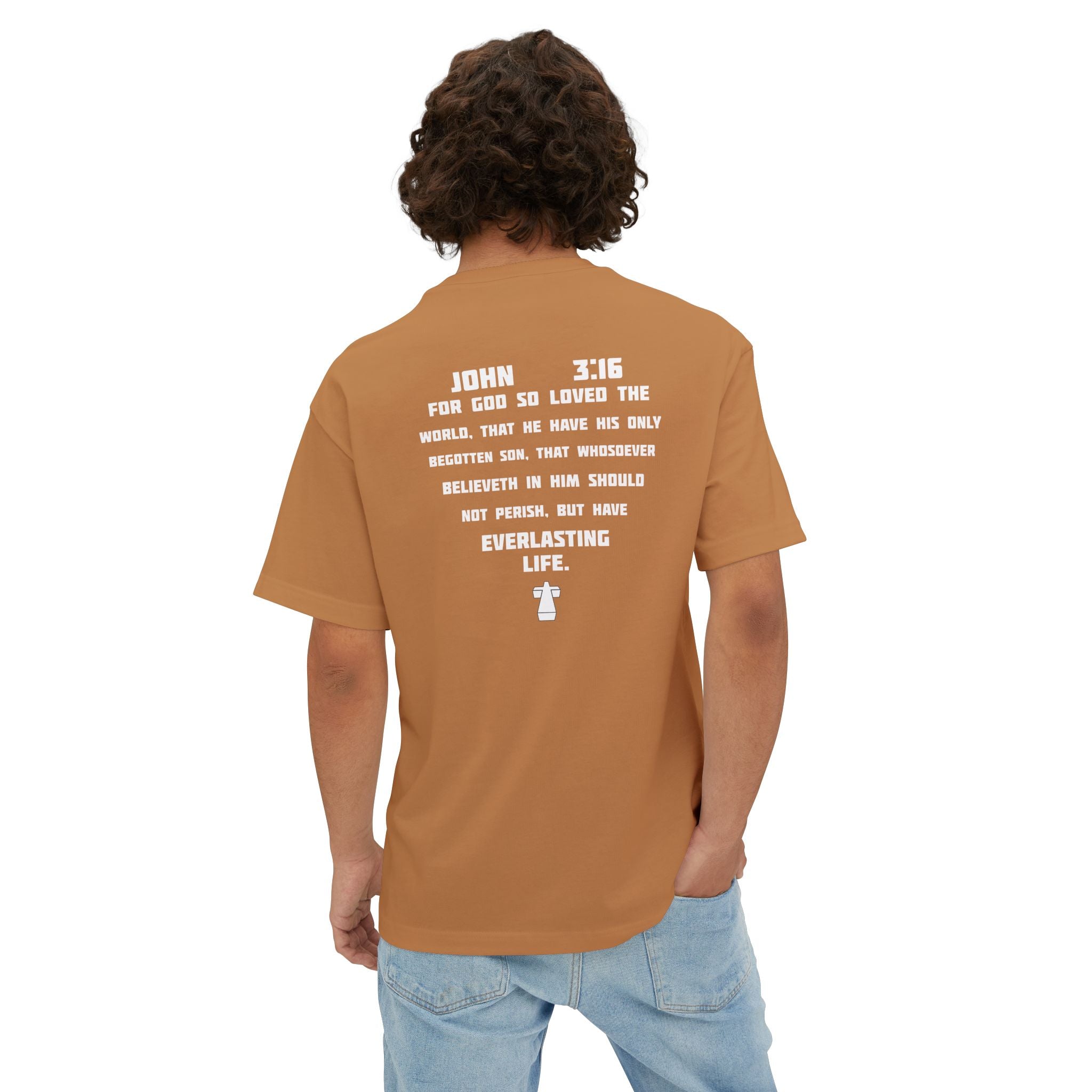 John 3:16 Graphic Tee - Christian Faith Bible Verse Shirt