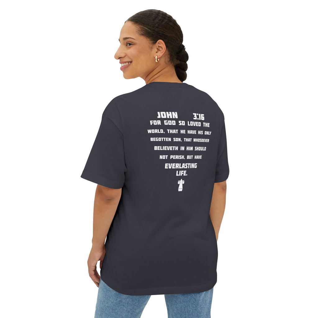 John 3:16 Graphic Tee - Christian Faith Bible Verse Shirt